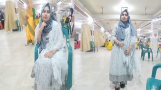 Innocent Looking Hijabi Babe – Showing & Masturbating
